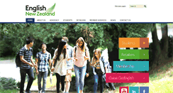 Desktop Screenshot of englishnewzealand.co.nz